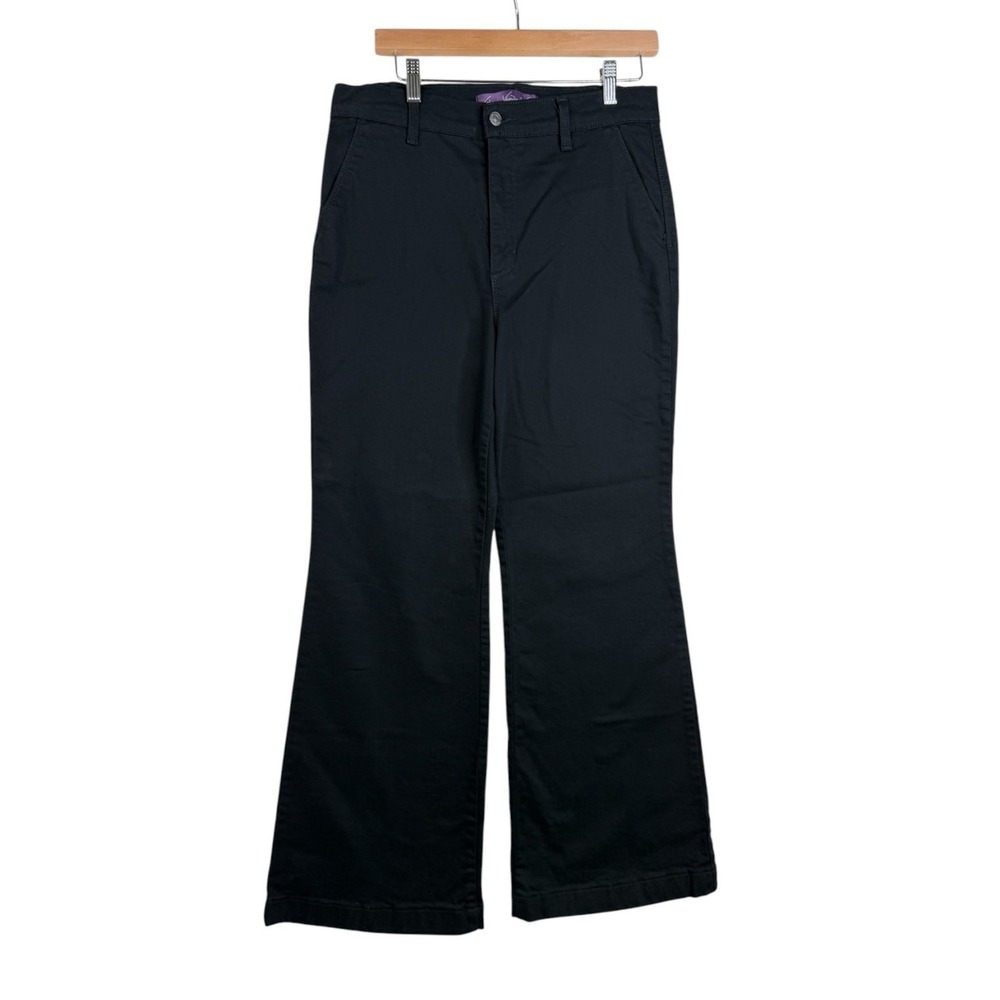 Gloria‎ Vanderbilt Women's Black Flare Trousers size 12 Denim